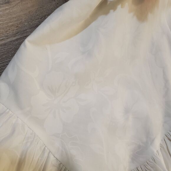 Vtg Hawaiian Original Hilo Hatties Wild Ginger Lei Sz 16 Wedding Muumuu Dress - Picture 9 of 9